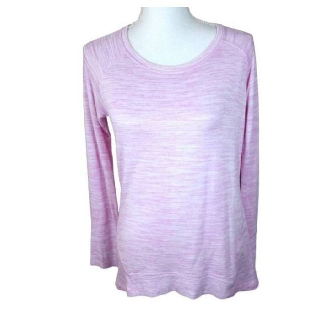 CHAMPION ELITE PURPLE/PINK LONG SLEEVE T-SHIRT SZ.S EUC.